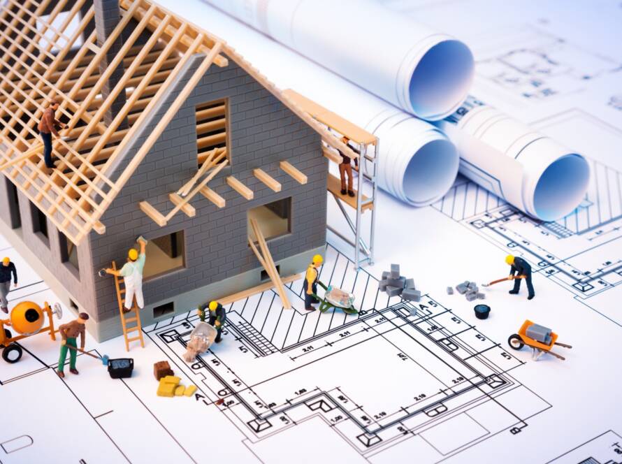 Foto di lego checostruiscono una casa in stile muratori con un pavimento di progetti