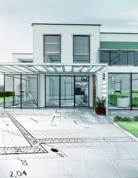3D house Modern house design work